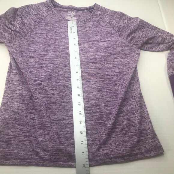 Danskin Now Women's XL 14-16 Purple Long Sleeve Exercise Top Preowned - Picture 10 of 11